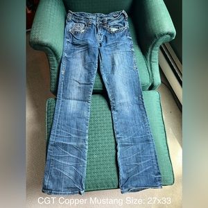 Cowgirl Tuff Copper Mustang Jeans